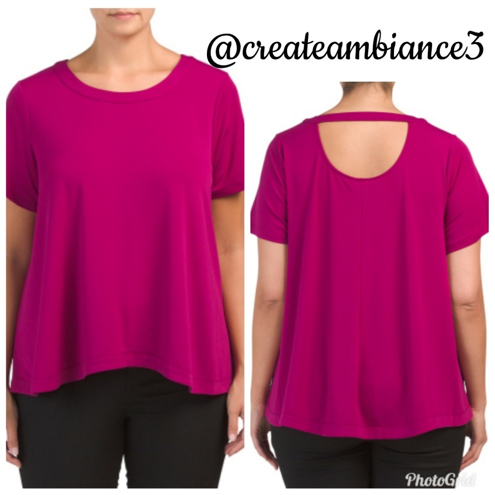 Cupio Cut Out Back Top